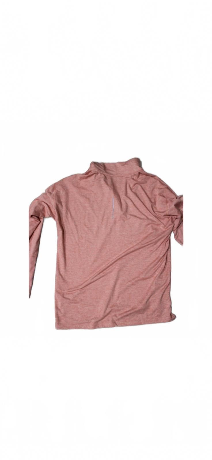 Nike Nike Women's Long Sleeve Quarter Zip Pullover S Pink Heather Size S / US 4 / IT 40 - 6 Thumbnail
