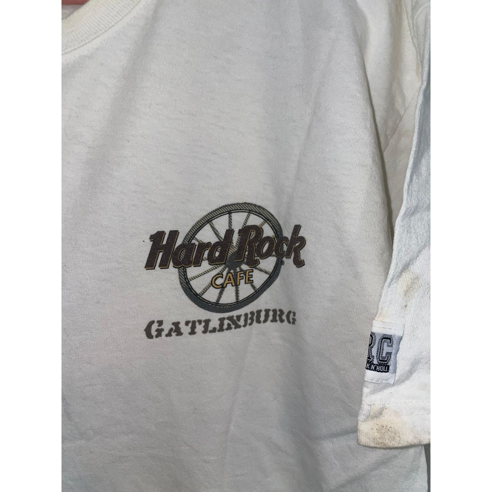 Hard Rock Cafe Y2K Hard Rock Cafe Gatlinburg Cannon Shirt Stained Stain L Size US L / EU 52-54 / 3 - 3 Thumbnail