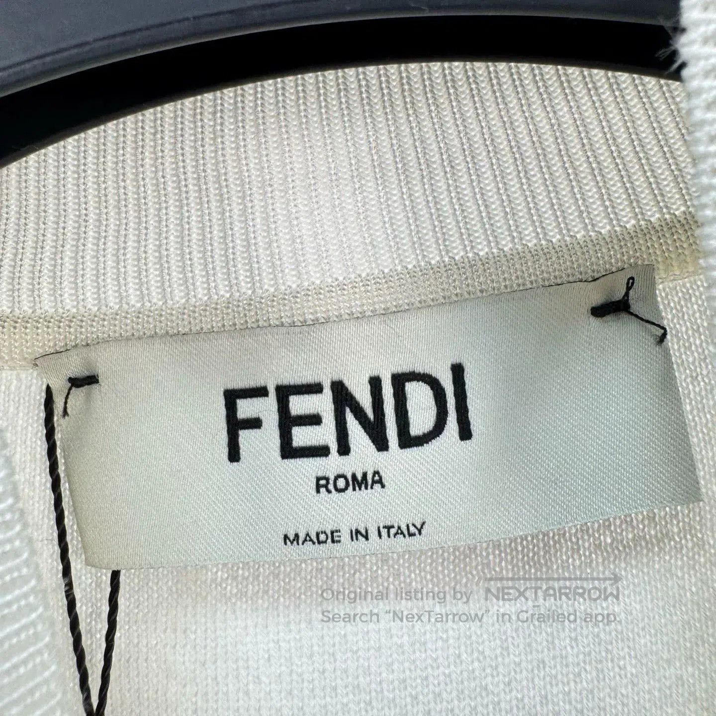 Fendi Fendi Logo Print Knit Short Sleeve. Size S / US 4 / IT 40 - 5 Thumbnail