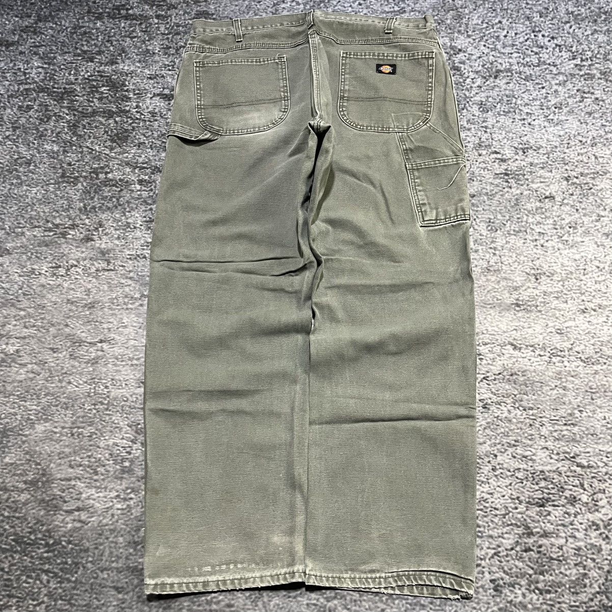 Dickies VINTAGE BAGGY DICKIES FADED GREEN WORKWEAR CARPENTER JEANS Size US 40 / EU 56 - 1 Thumbnail
