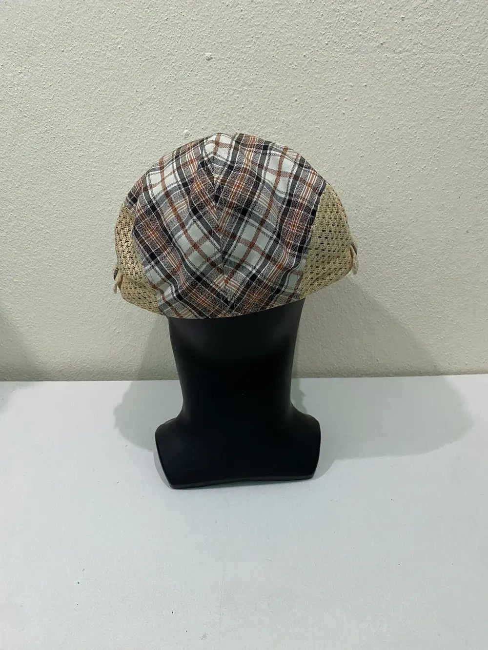 Japanese Brand × Vintage Japanese Brand Plaid Tartan Baretta Hat Size ONE SIZE - 4 Thumbnail