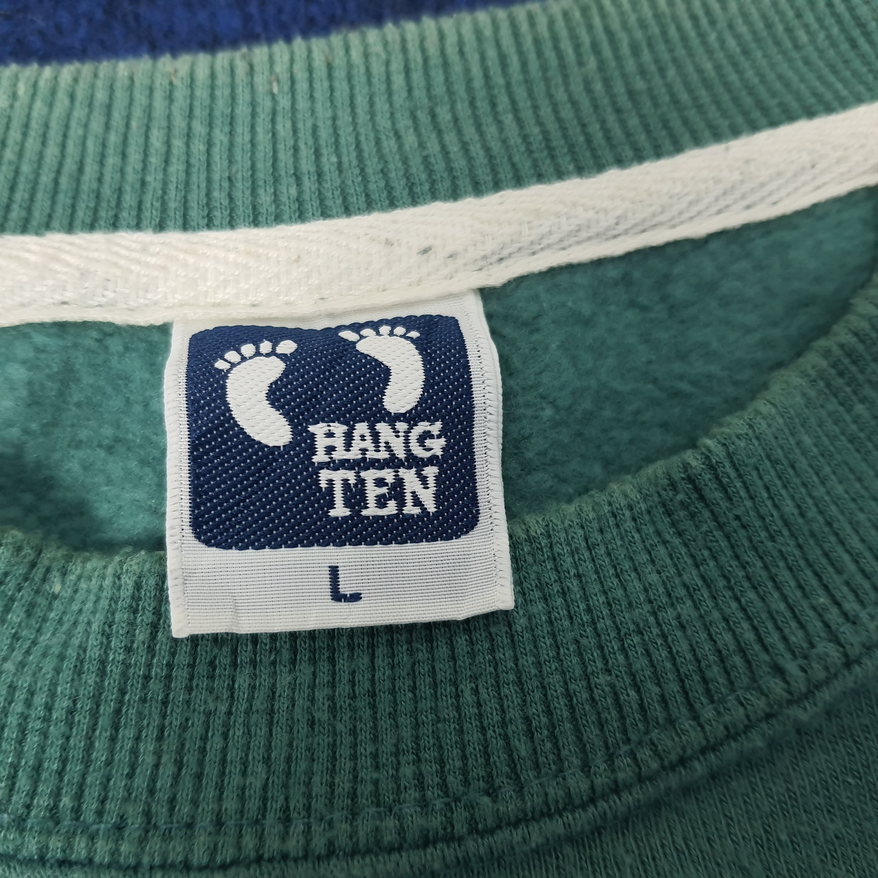 Hang Ten × Vintage Vintage Hang Ten Striped Sweatshirts Size US M / EU 48-50 / 2 - 6 Thumbnail