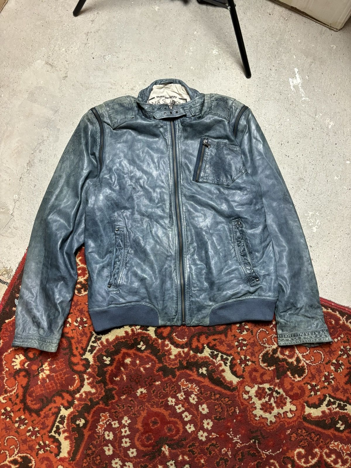 Vintage Vintage y2K Denim Goods Transformer Motorcycle Leather Jacke Size M / US 6-8 / IT 42-44 - 1 Thumbnail