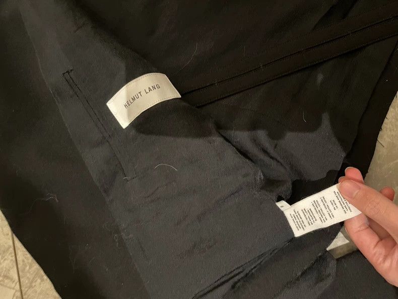 Helmut Lang HELMUT LANG size0 Short black suit jacket Size XS / US 0-2 / IT 36-38 - 2 Thumbnail