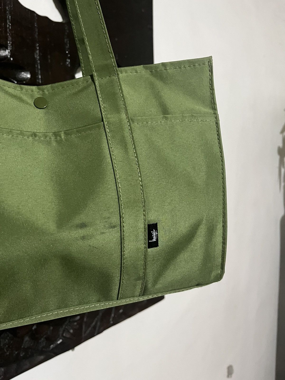 Stussy Stussy Military Colour Tote Bag Size ONE SIZE - 3 Thumbnail