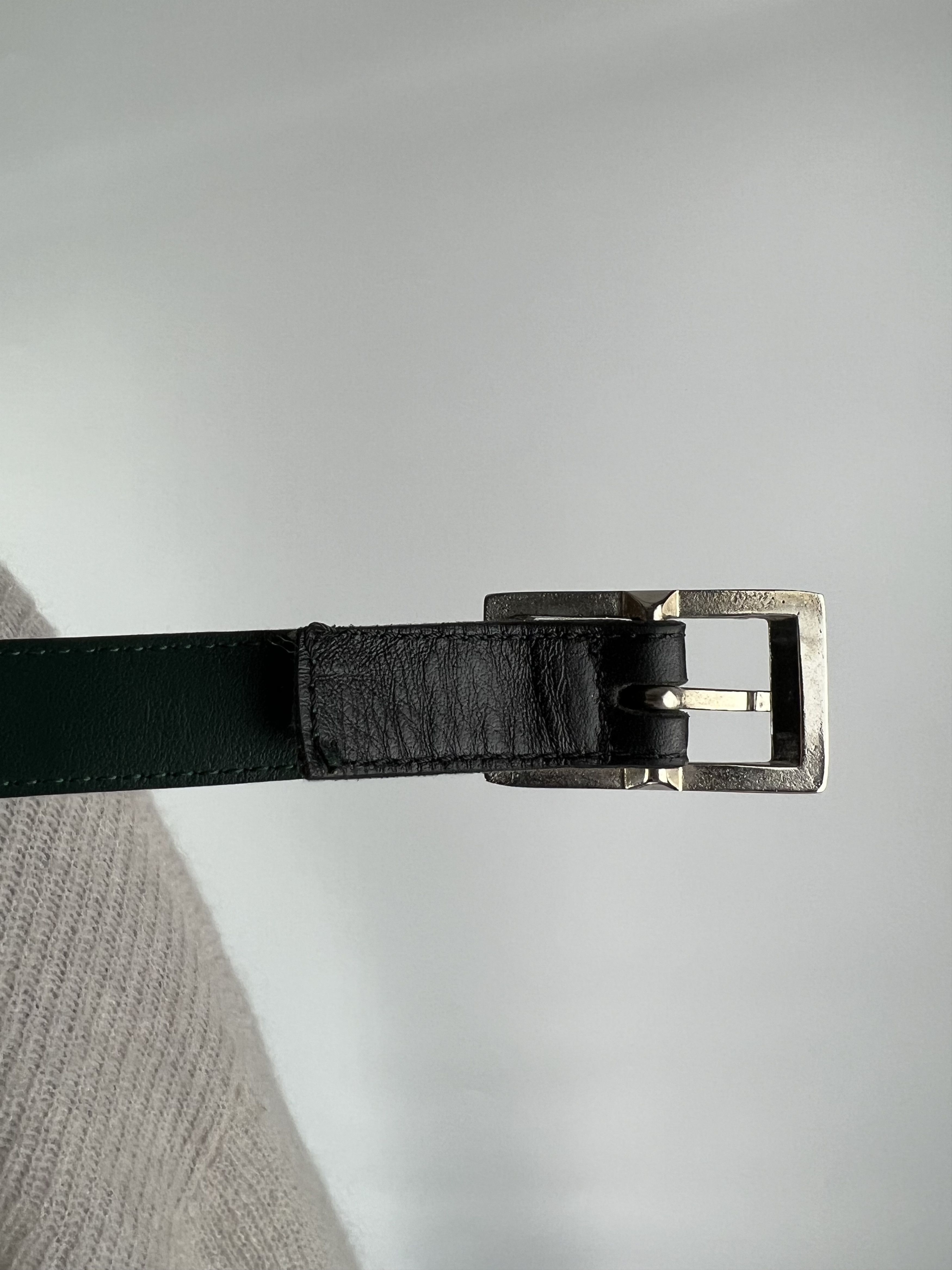 Lacoste × Vintage Vtg Lacoste Black Leather Belt Size 75/30 Size ONE SIZE - 5 Thumbnail