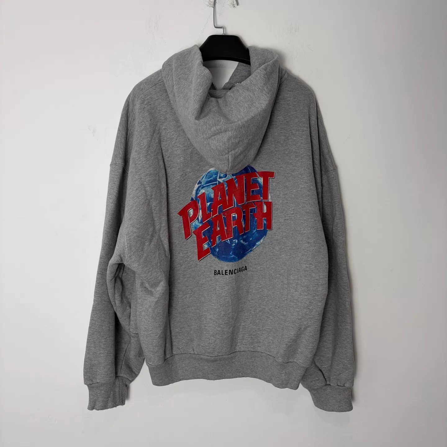 Balenciaga Balenciaga 24FW Planet Earth Zip Hoodie M Size M / US 6-8 / IT 42-44 - 2 Thumbnail
