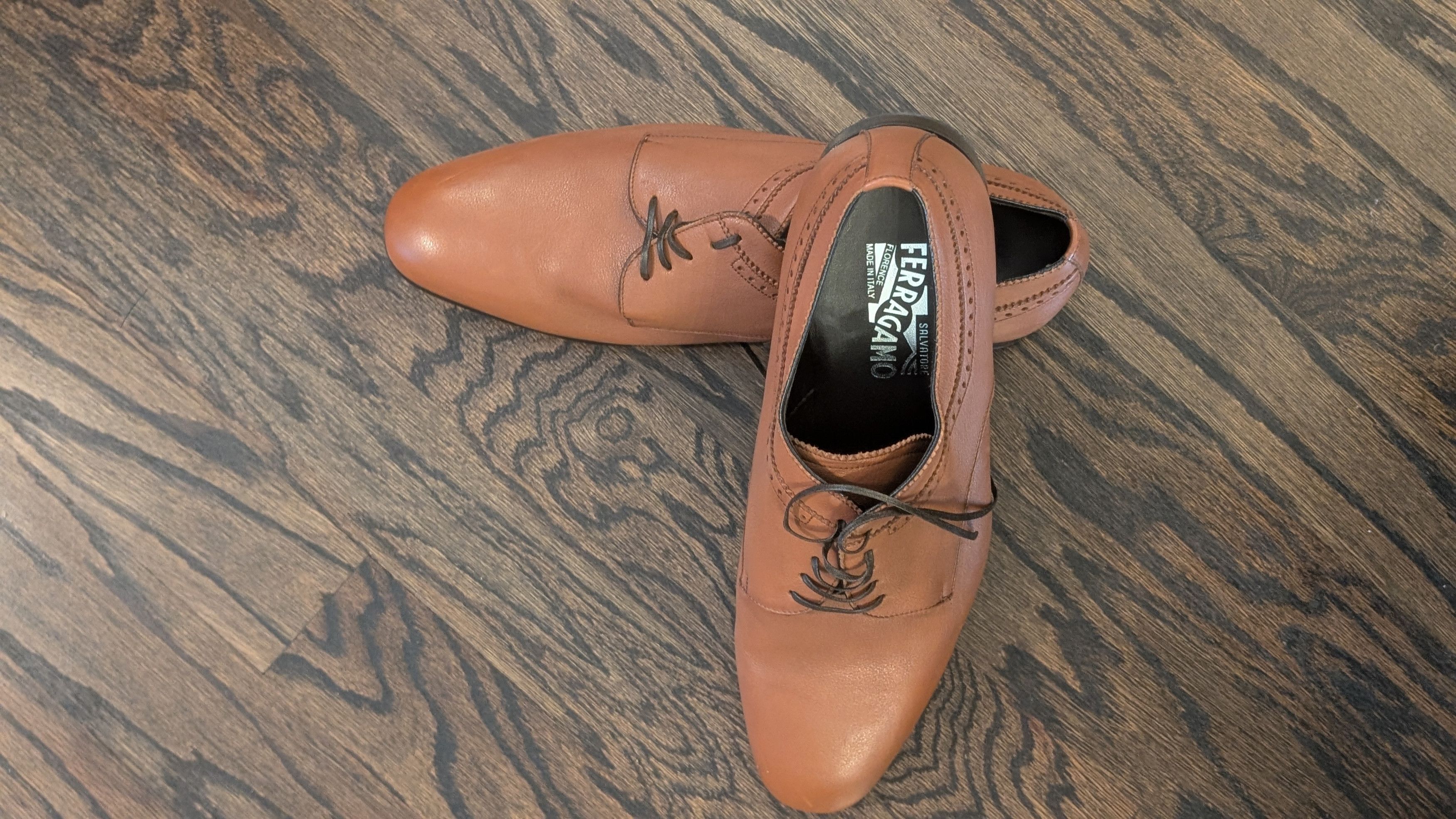 Salvatore Ferragamo Salvatore Ferragamo Derby Shoes Size US 11.5 / EU 44-45 - 6 Thumbnail