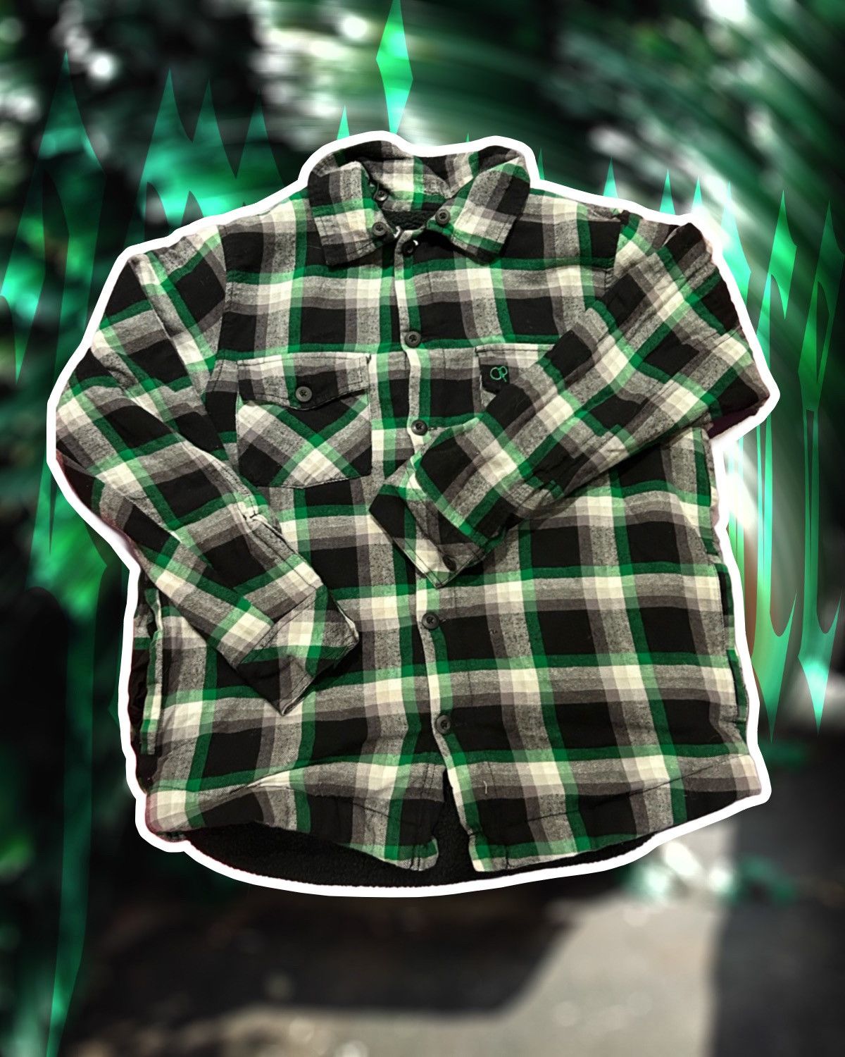 Ocean Pacific × Vintage Ocean Pacific Flannel Jacket W/ Detatchable Hood Size US M / EU 48-50 / 2 - 1 Thumbnail