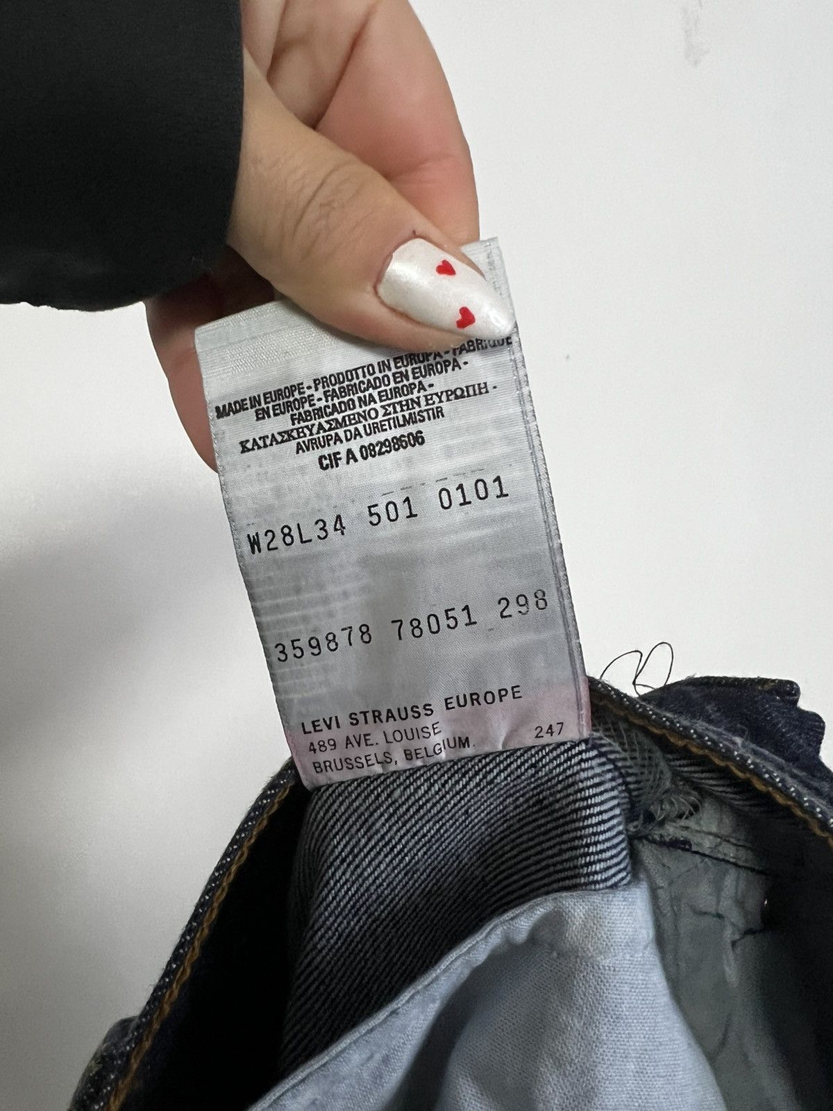 Levi's Levi’s denim jeans new with tag s 28 pants 501 Size 28" / US 6 / IT 42 - 8 Thumbnail