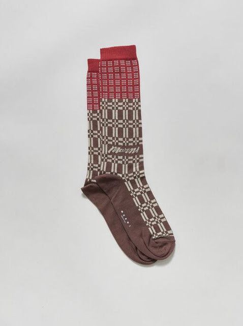 Marni o1w1db11024 Size: OS / Geometric Pattern Socks Size ONE SIZE - 1 Preview