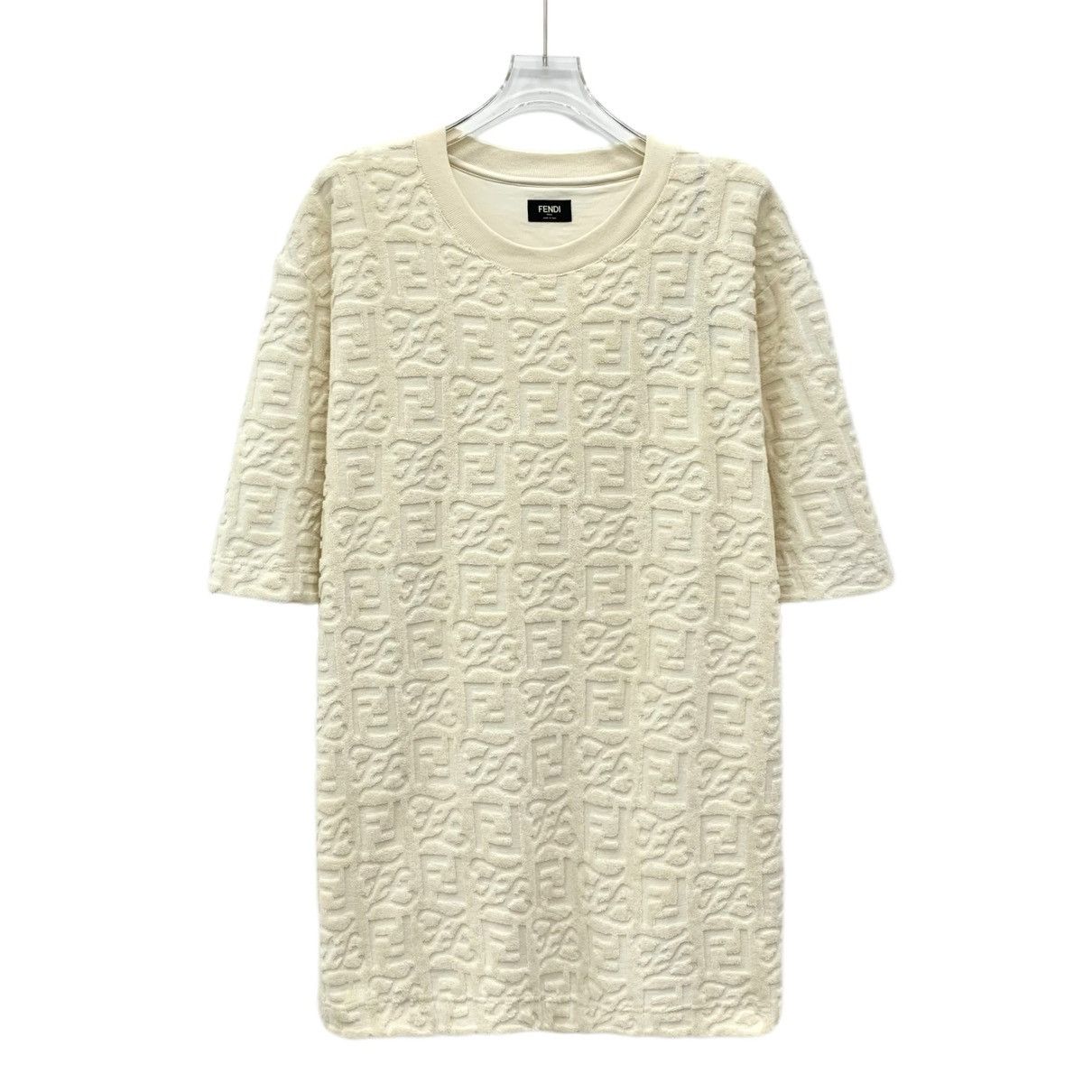 Fendi Fendi Towel Fabric Crew Neck Short Sleeve T-Shirt K26WX Size US XXL / EU 58 / 5 - 1 Thumbnail