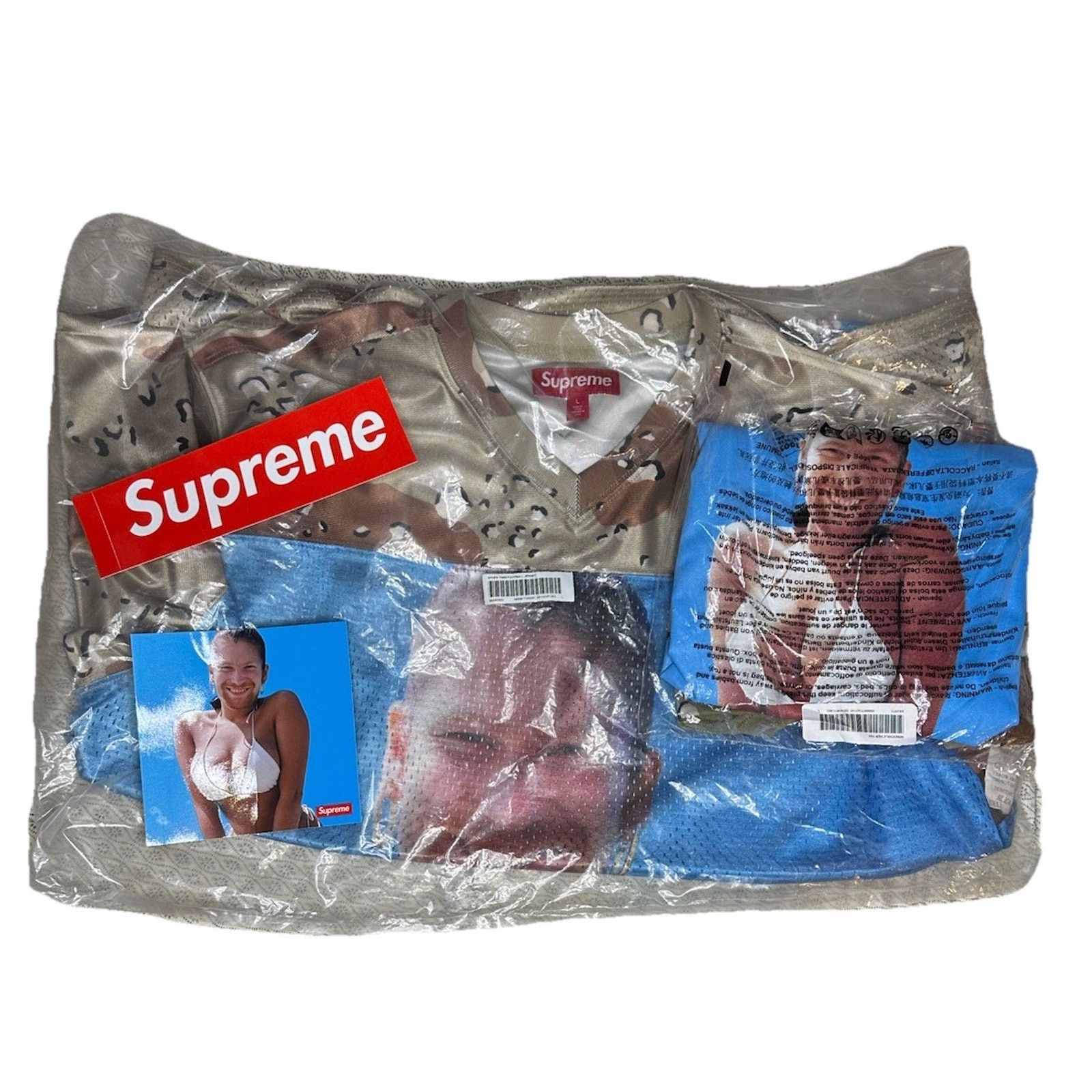 Supreme Supreme / Aphex Twin Windowlicker Football Jersey z& shirt Size US L / EU 52-54 / 3 - 1 Thumbnail