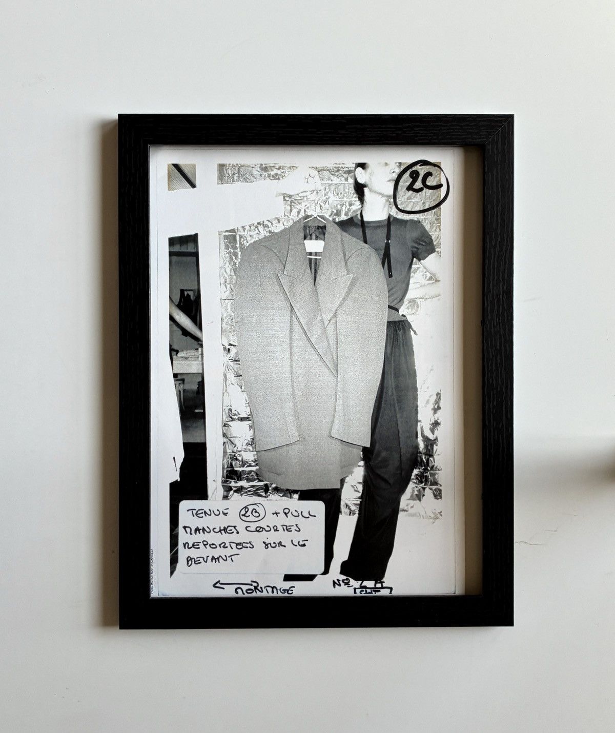 Maison Margiela Maison Martin Margiela rare archive photo framed poster 9x11 Size ONE SIZE - 1 Thumbnail