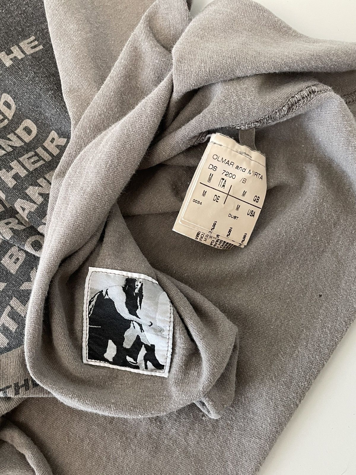Rick Owens Rick Owens DRKSHDW FW07 Deeper Than A Mothers Tears Tshirt Size US M / EU 48-50 / 2 - 5 Thumbnail