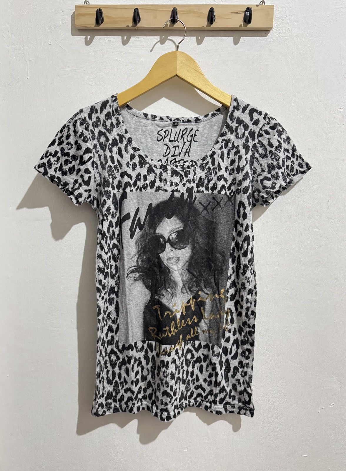 Hysteric Glamour Y2k Splurge Diva Parties leopard ifsixwasnine tee Size M / US 6-8 / IT 42-44 - 1 Thumbnail