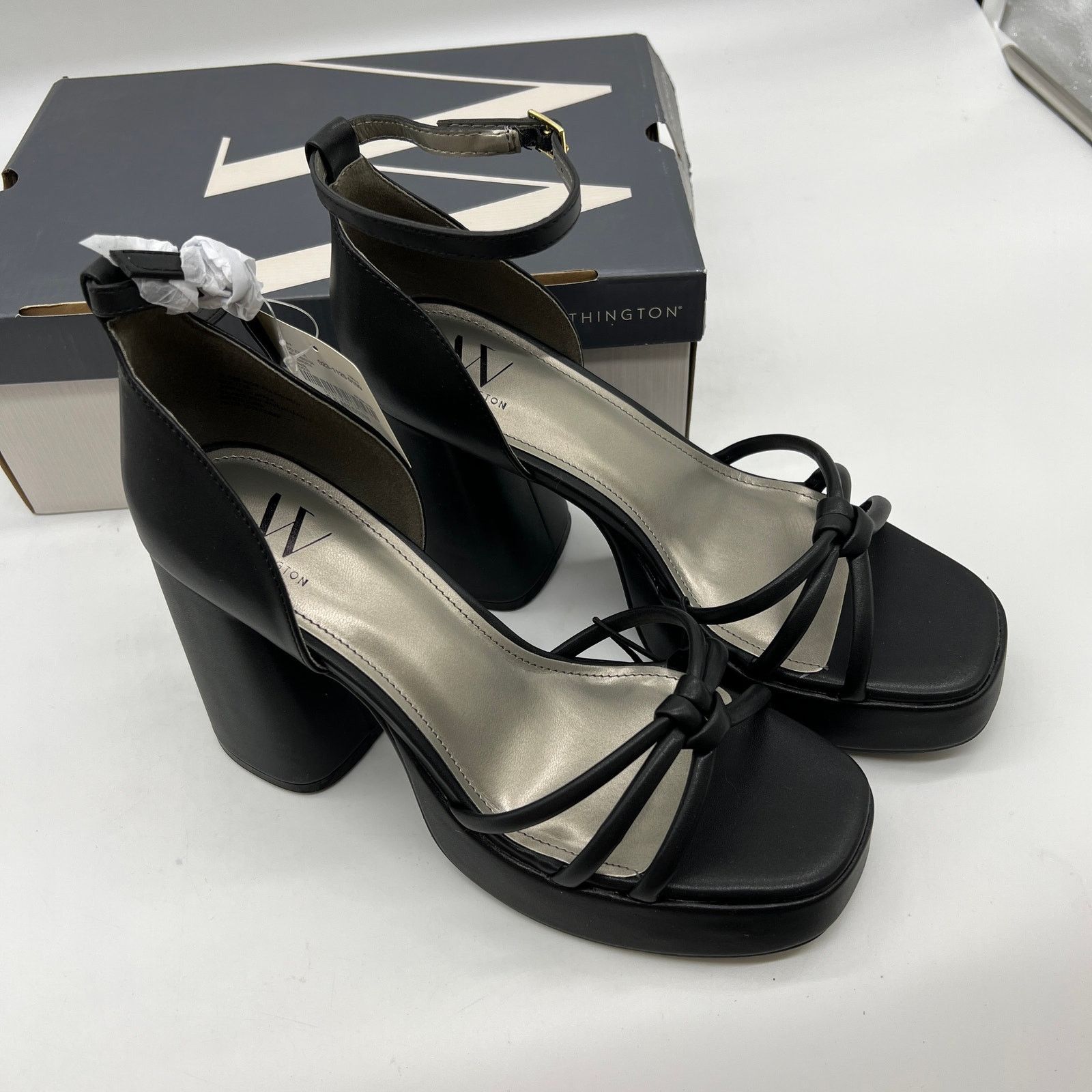 Other Worthington Womens Ellsworth Heeled Sandals Black Size 9.5M Size US 9.5 / IT 39.5 - 4 Thumbnail