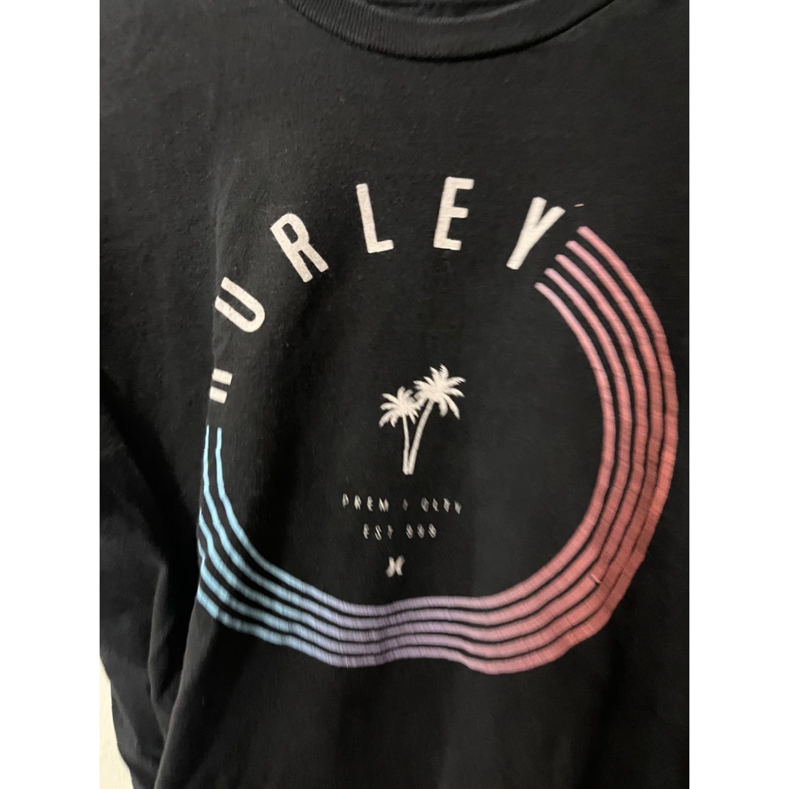Hurley Hurley T-Shirt Men’s Short Sleeve Logo Tee Crew Neck Medium Black Cotton Vintage: No / 2010s / Regular Fit / Logo Size US M / EU 48-50 / 2 - 2 Thumbnail