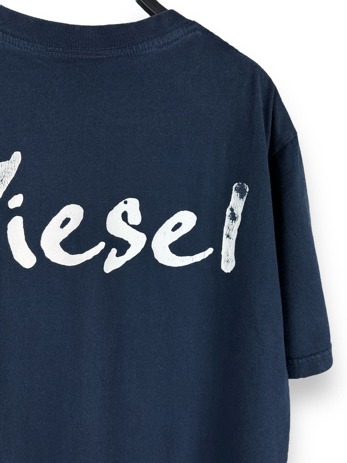 Diesel Vintage Diesel Big Logo Double Sided T-Shirt Size US L / EU 52-54 / 3 - 13 Thumbnail