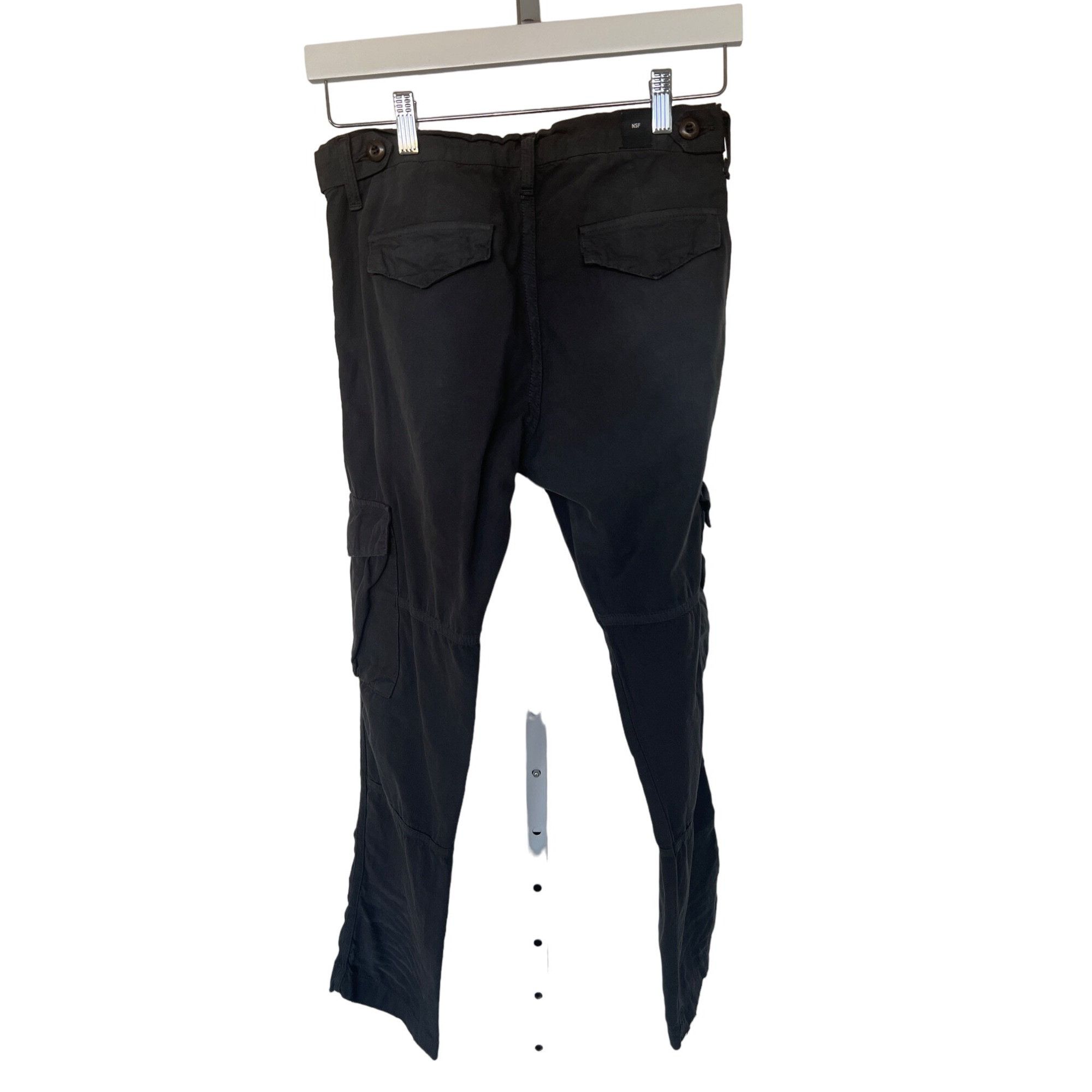 NSF NSF Basquiat Soft Black Cargo Pants Size 25" / US 0 / IT 36 - 9 Thumbnail