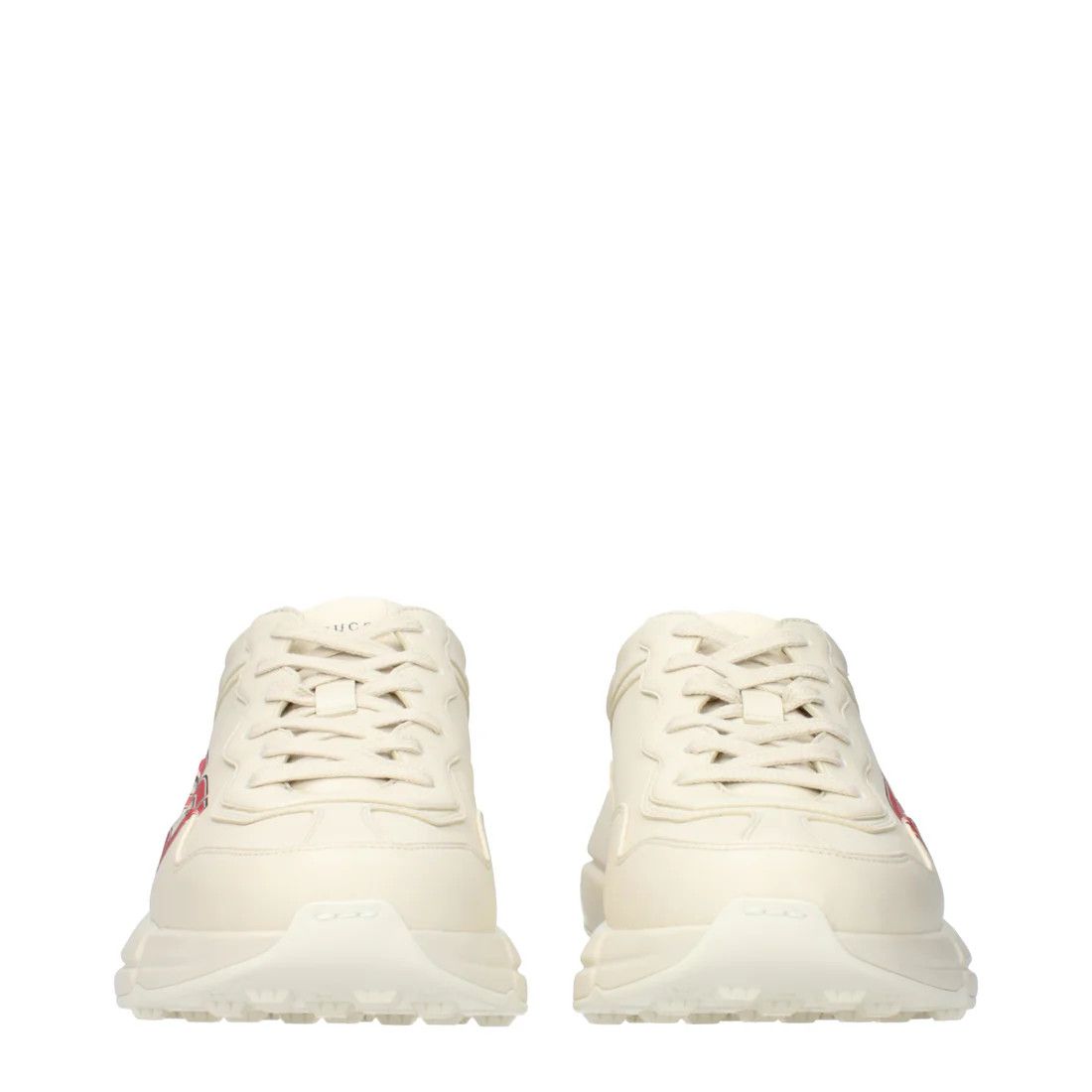 Gucci o1mt1gz0225 Rhython Leather Sneakers in Ivory Size US 7 / EU 40 - 3 Thumbnail