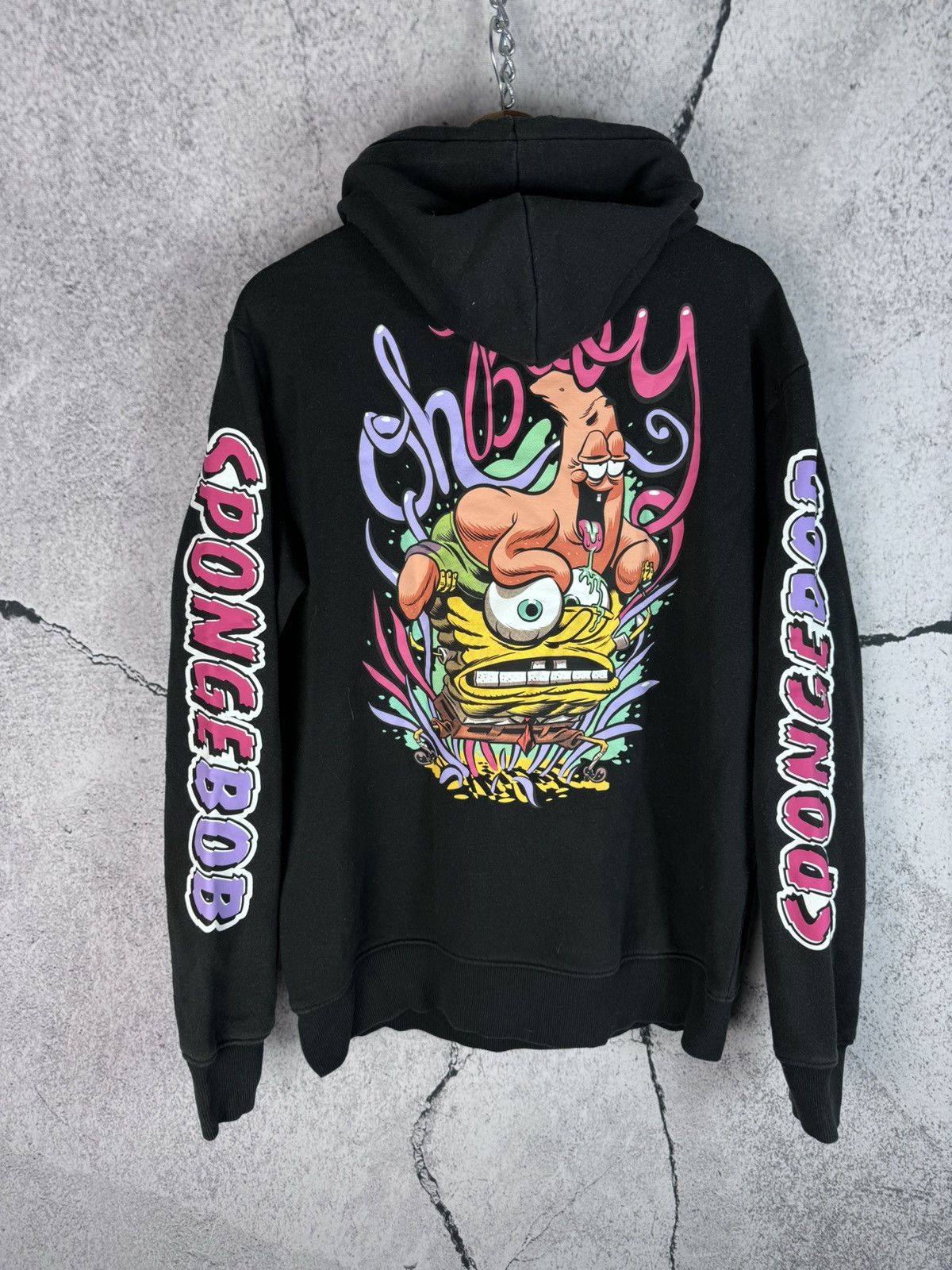 Anima H M Nickelodeon Spongebob SquarePants Big Logo Pullover Hoodie Grailed