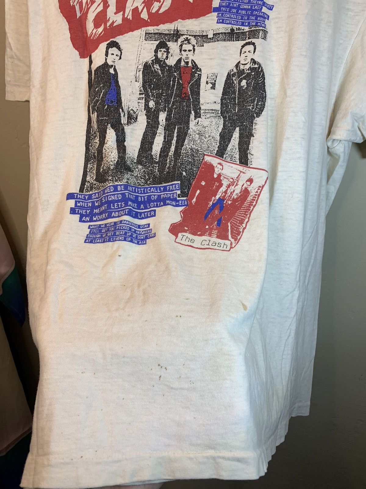 Band Tees × Vintage RARE* Vintage 1977 The Clash Complete Control 1981 Art Shirt Size US XL / EU 56 / 4 - 3 Thumbnail