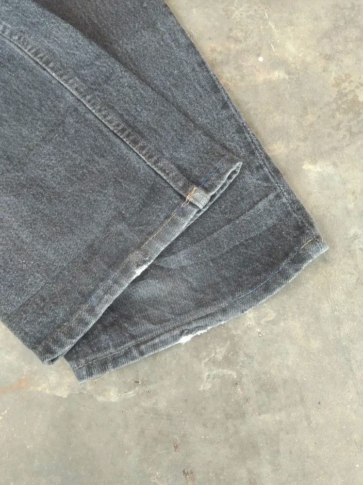 Levi's 80s Vintage Levi's 501 Black Made In USA Jeans 36x36 Size US 36 / EU 52 - 3 Thumbnail