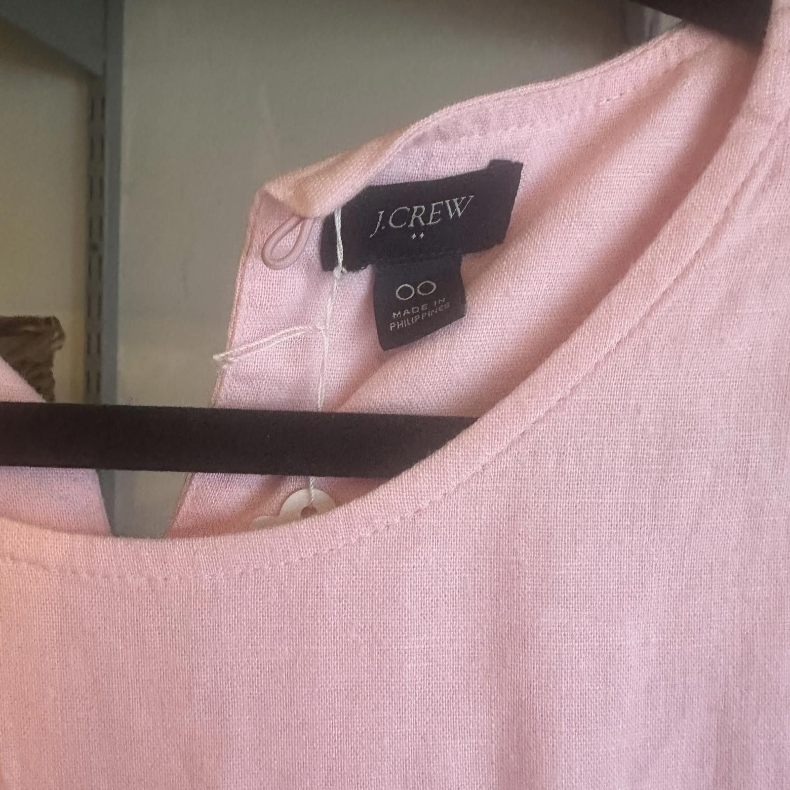 J.Crew J.Crew Pink Ruffled Summer Dress Size XXS / US 00 / IT 34 - 2 Thumbnail