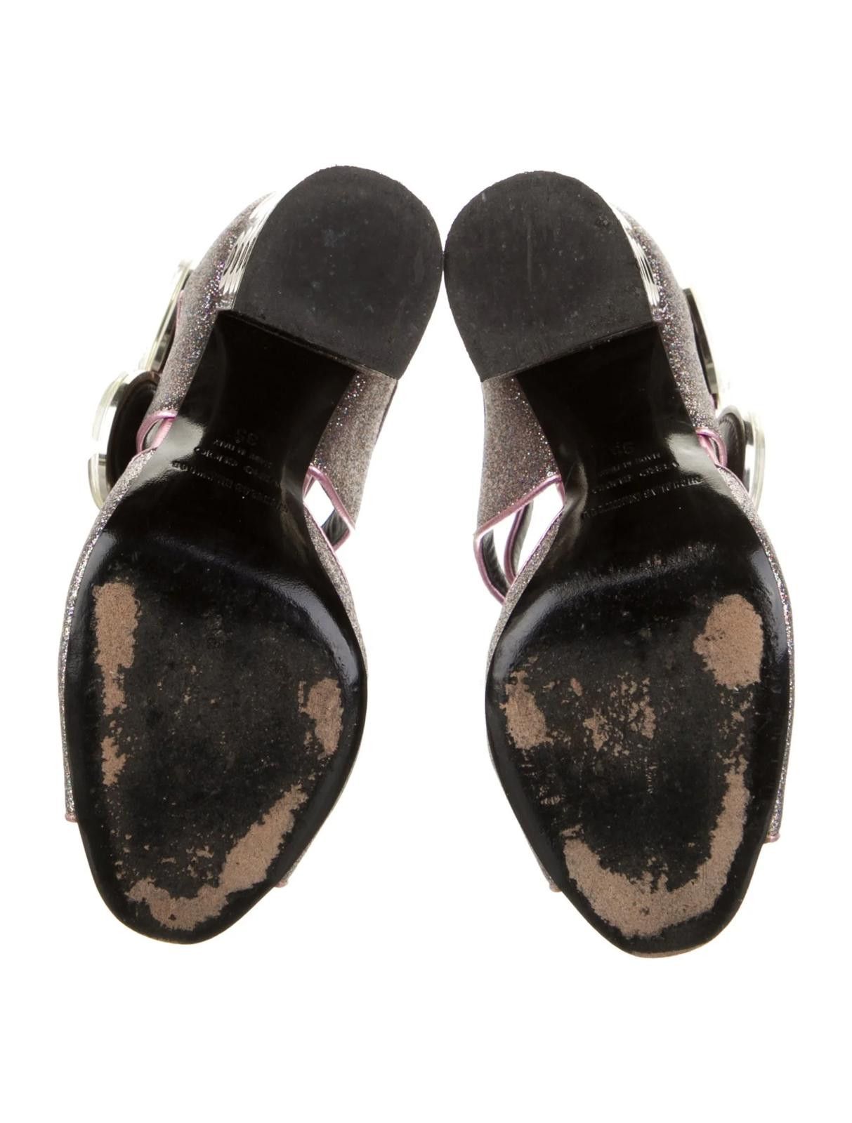 Other Nicholas Kirkwood Glitter Glitter Accents T-Strap US5, IT35 Size US 5 / IT 35 - 5 Thumbnail