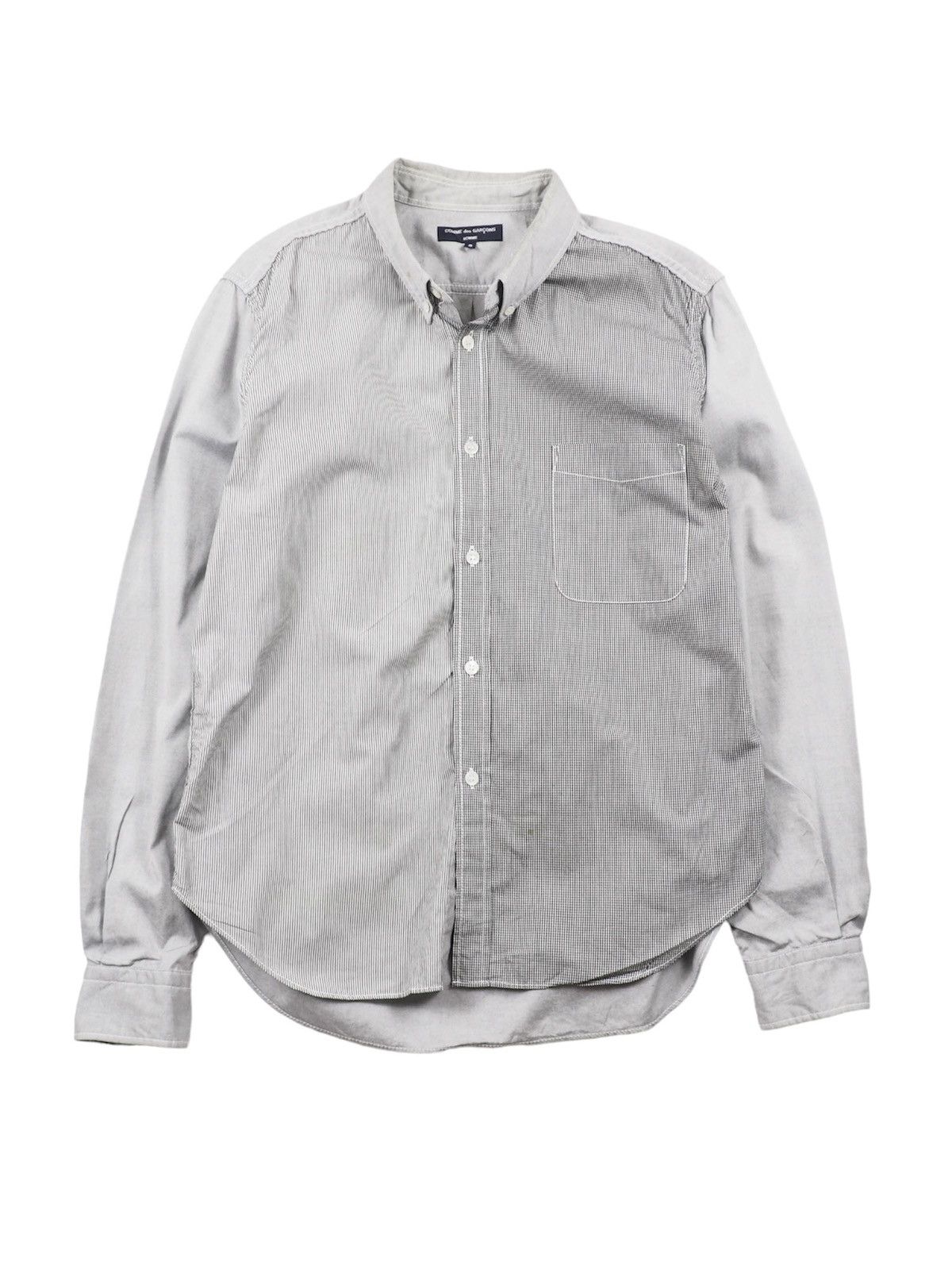 image of Comme Des Garcons x Comme Des Garcons Homme Comme Des Garçons Shirt Button in Blue (Size Small)