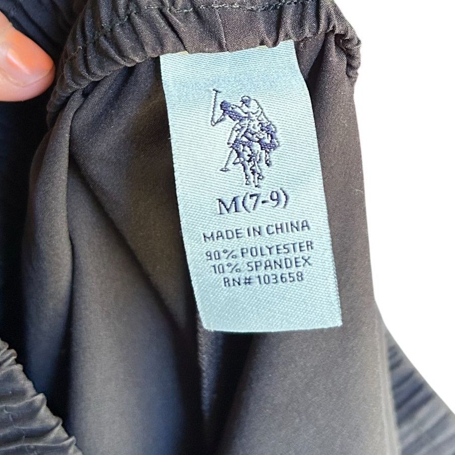U.S. Polo Assn. U.S. Polo Assn Black Women's Shorts - Sz M - Elastic Waist Size 28" / US 6 / IT 42 - 5 Thumbnail