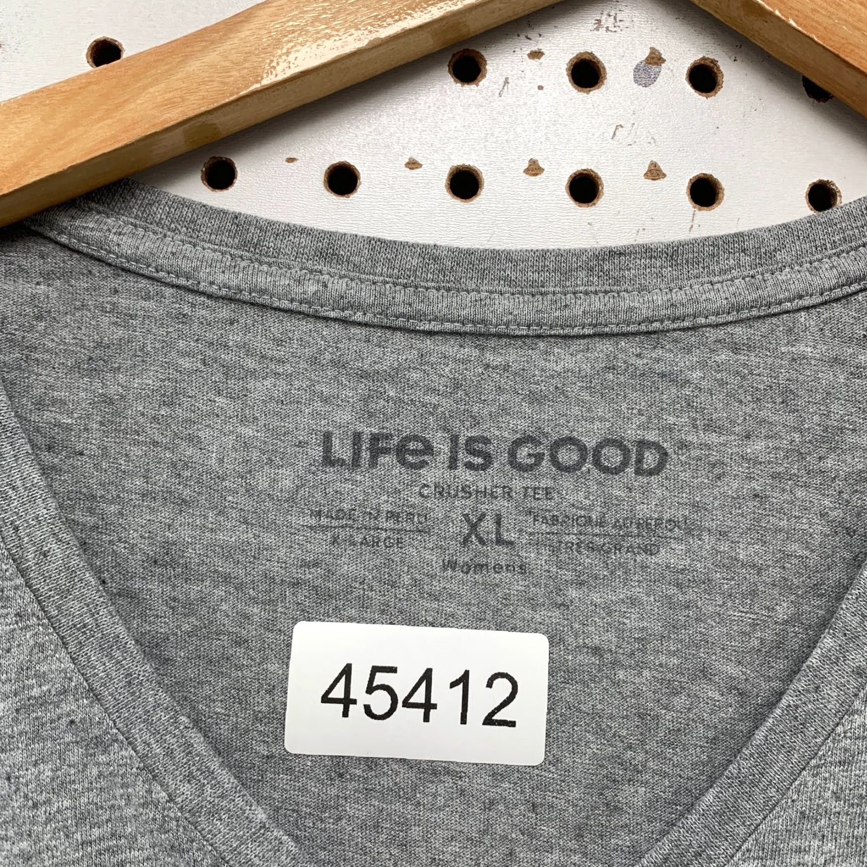 Life is Good Life Is Good Shirt Womens XL Gray Beach Outdoor Sunrise Sunset Crusher Tee Size XL / US 12-14 / IT 48-50 - 4 Thumbnail