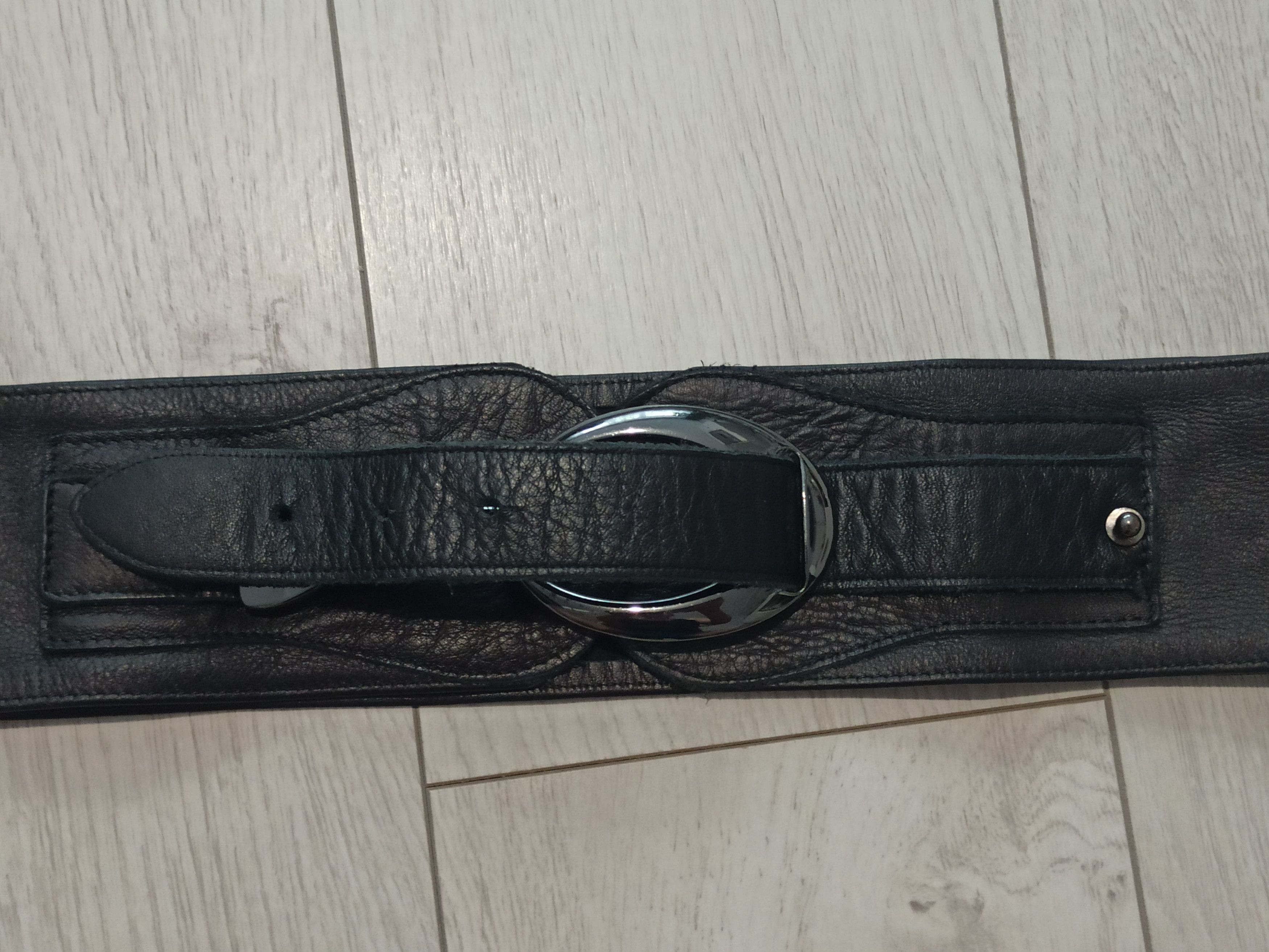Designer × Leather Comma leather belt Size ONE SIZE - 3 Thumbnail