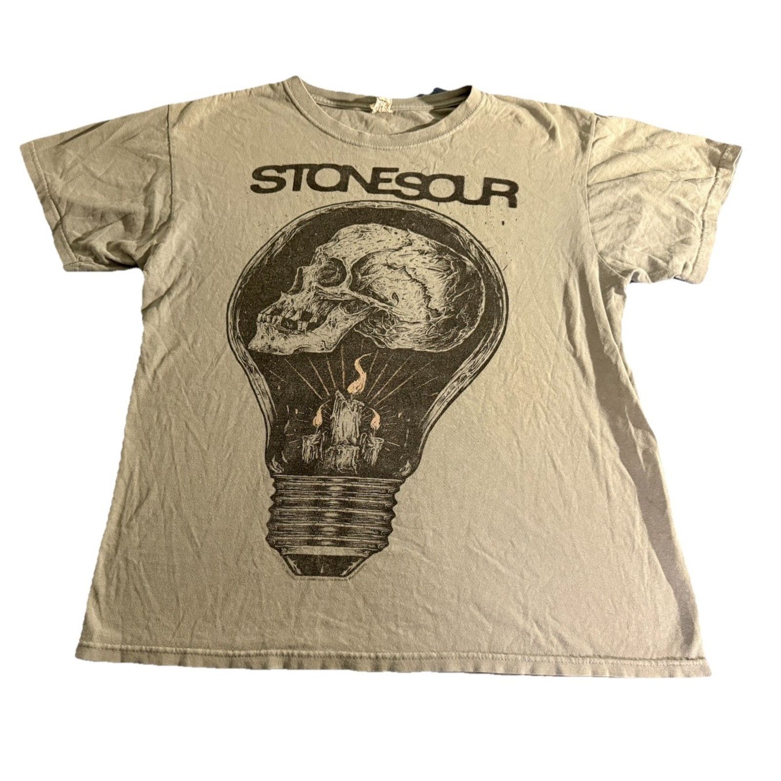 Delta Vintage Stone Sour Rock Band Grey T-Shirt Size M Size US M / EU 48-50 / 2 - 2 Thumbnail