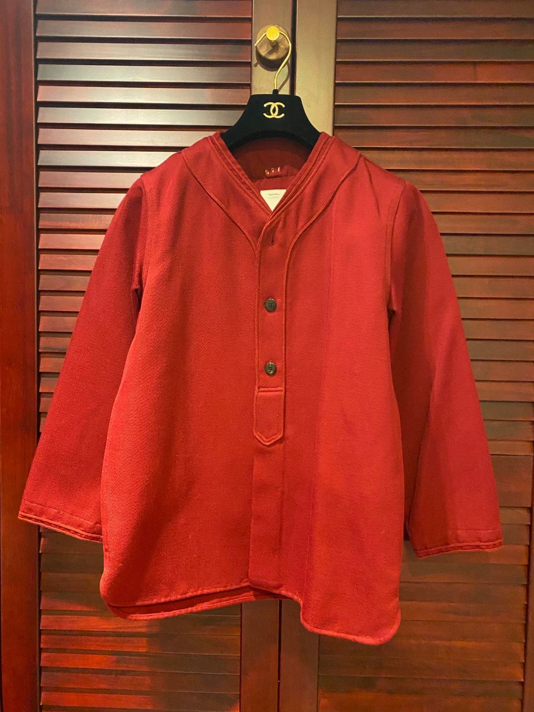 Visvim visviim red baggy short sleeve Size US M / EU 48-50 / 2 - 1 Thumbnail