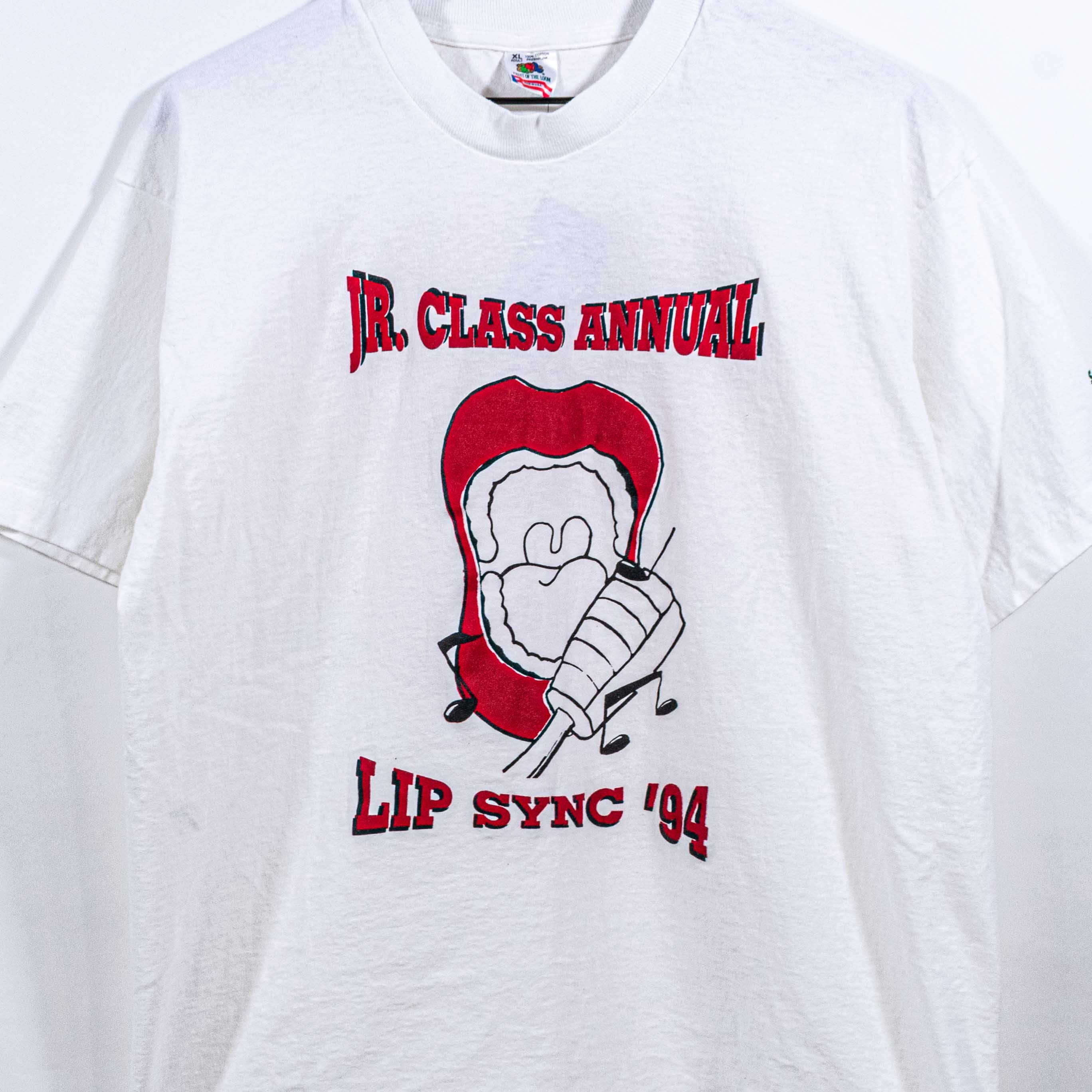Band Tees Lip Sync Band Battle T-Shirt XL VTG 90s Hipster Grunge Size US XL / EU 56 / 4 - 3 Thumbnail
