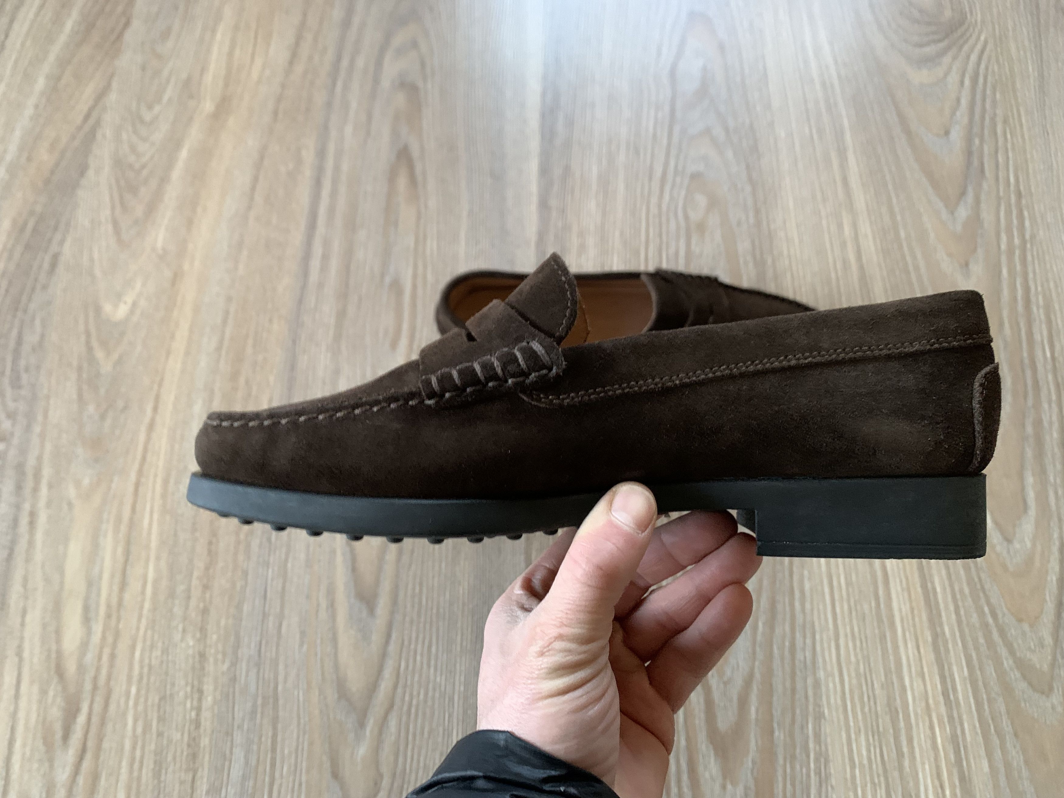 Vintage Triver Flight Brown Suede Mocassins Loafers Size US 8 / EU 41 - 5 Thumbnail