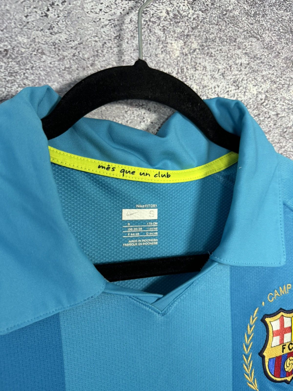 Nike × Vintage Vintage Barcelona 2007/08 Nike Soccer Jersey y2k blokcore Size US S / EU 44-46 / 1 - 8 Thumbnail