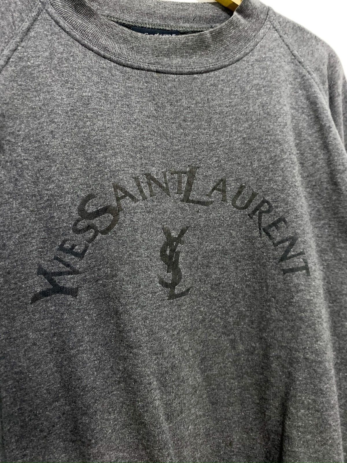Yves Saint Laurent Vintage Yves Saint Laurent YSL Sweatshirt Size US L / EU 52-54 / 3 - 3 Thumbnail