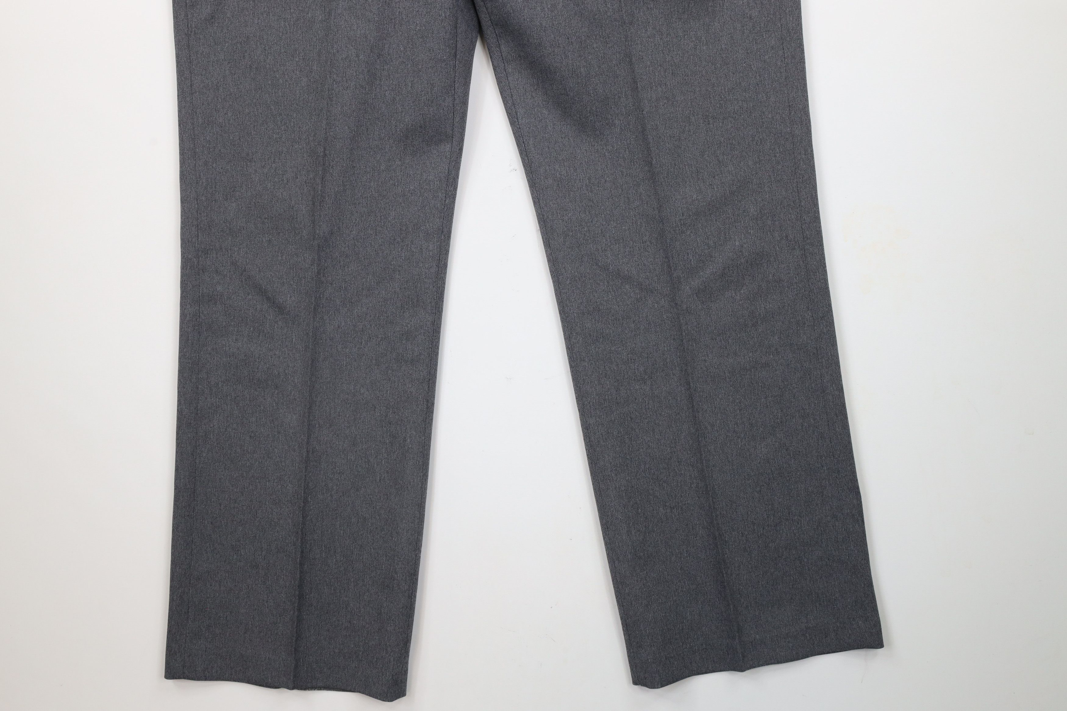 Vintage Vintage 70s Streetwear Wide Leg Trousers Pants Gray USA Size US 36 / EU 52 - 4 Thumbnail