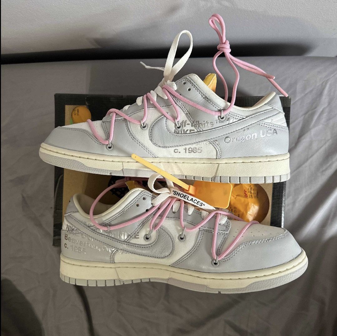 Nike × Off-White Nike Off white lot 9 dunks Size US 12 / EU 45 - 2 Thumbnail