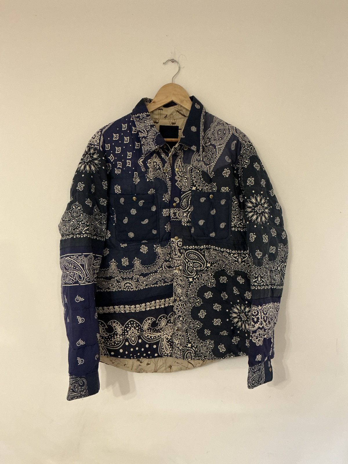 Visvim Navy Kerchief Sz 5 2018 Size US XXL / EU 58 / 5 - 1 Thumbnail