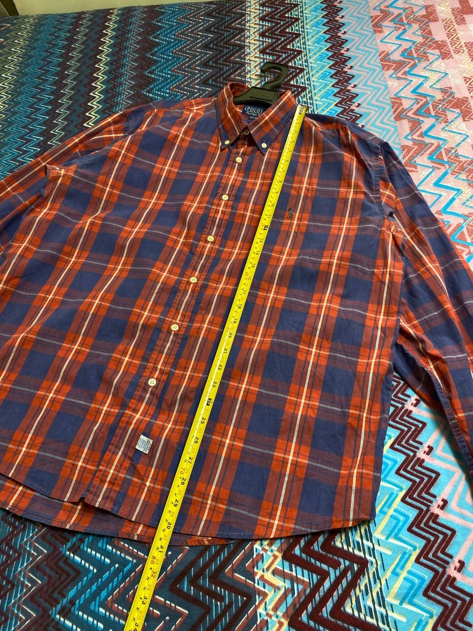 Polo Ralph Lauren × Vintage Vintage 90s Polo Ralph Lauren Plaid Pattern Shirt Button Up Size US M / EU 48-50 / 2 - 7 Thumbnail