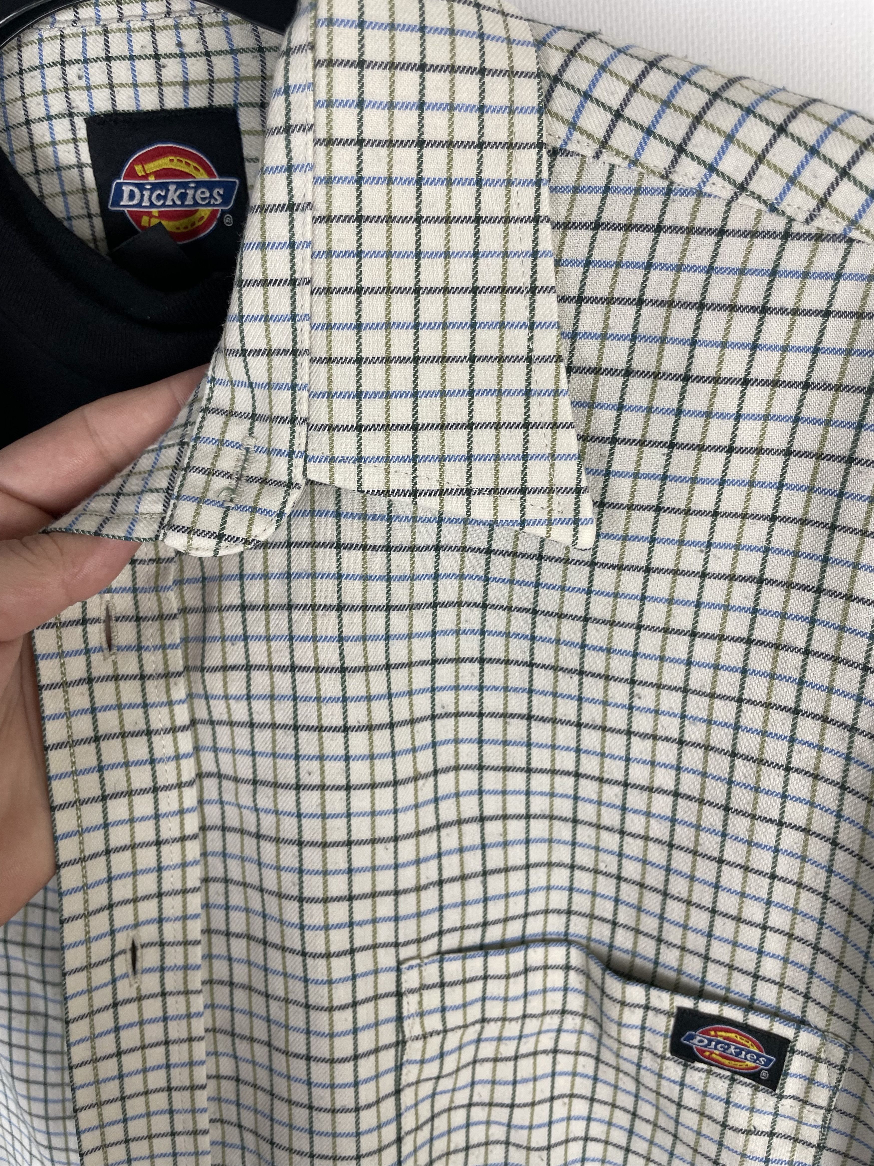 Dickies Flannel Dickies Vintage Mens Shirt Size US L / EU 52-54 / 3 - 8 Thumbnail