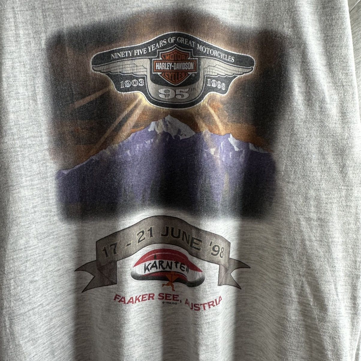 Harley Davidson Harley Davidson 1998 USA Vintage Size US L / EU 52-54 / 3 - 2 Thumbnail