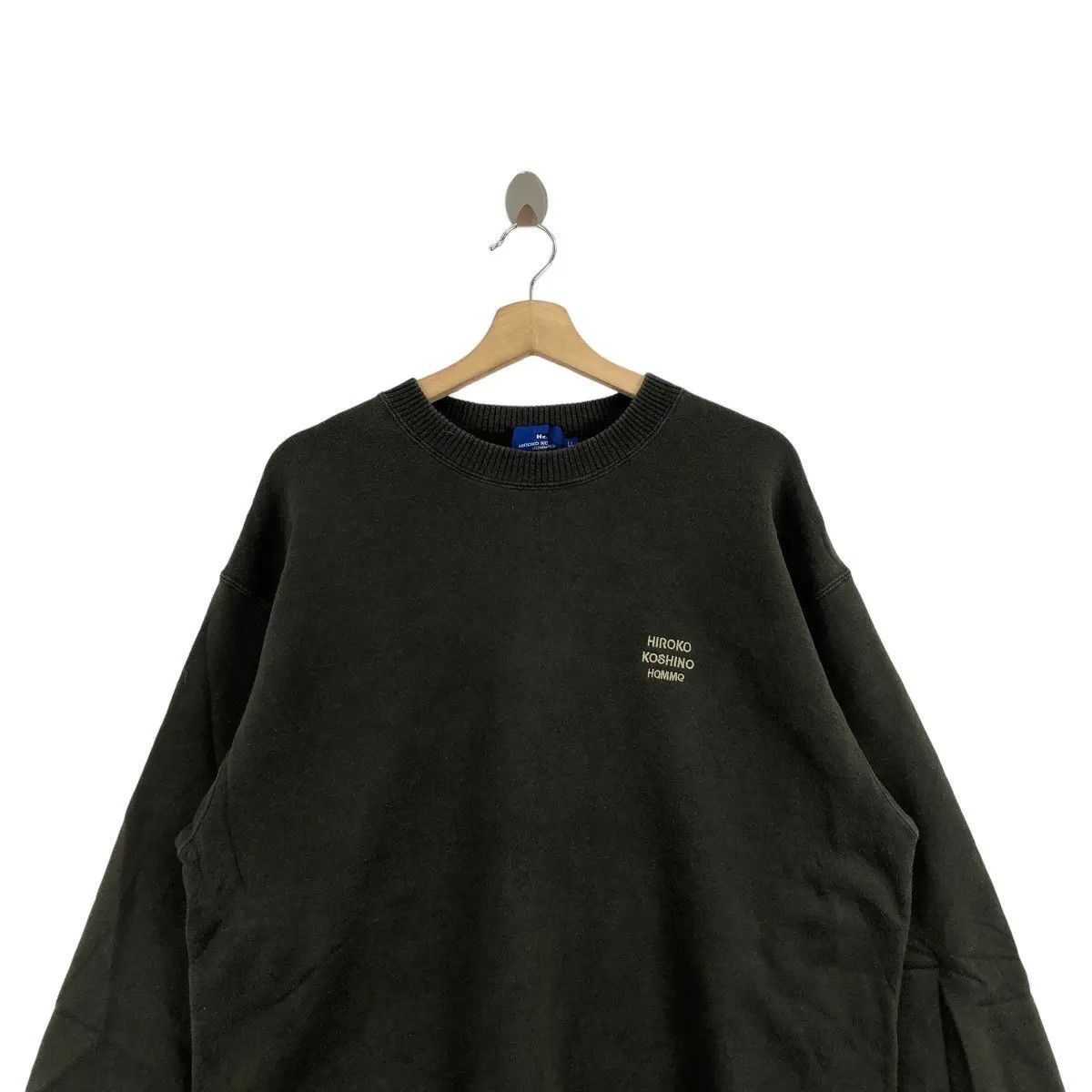 Hiroko Koshino Homme Vintage HIROKO KOSHINO HOMME Collection Sweatshirt Pullover Size US L / EU 52-54 / 3 - 3 Thumbnail