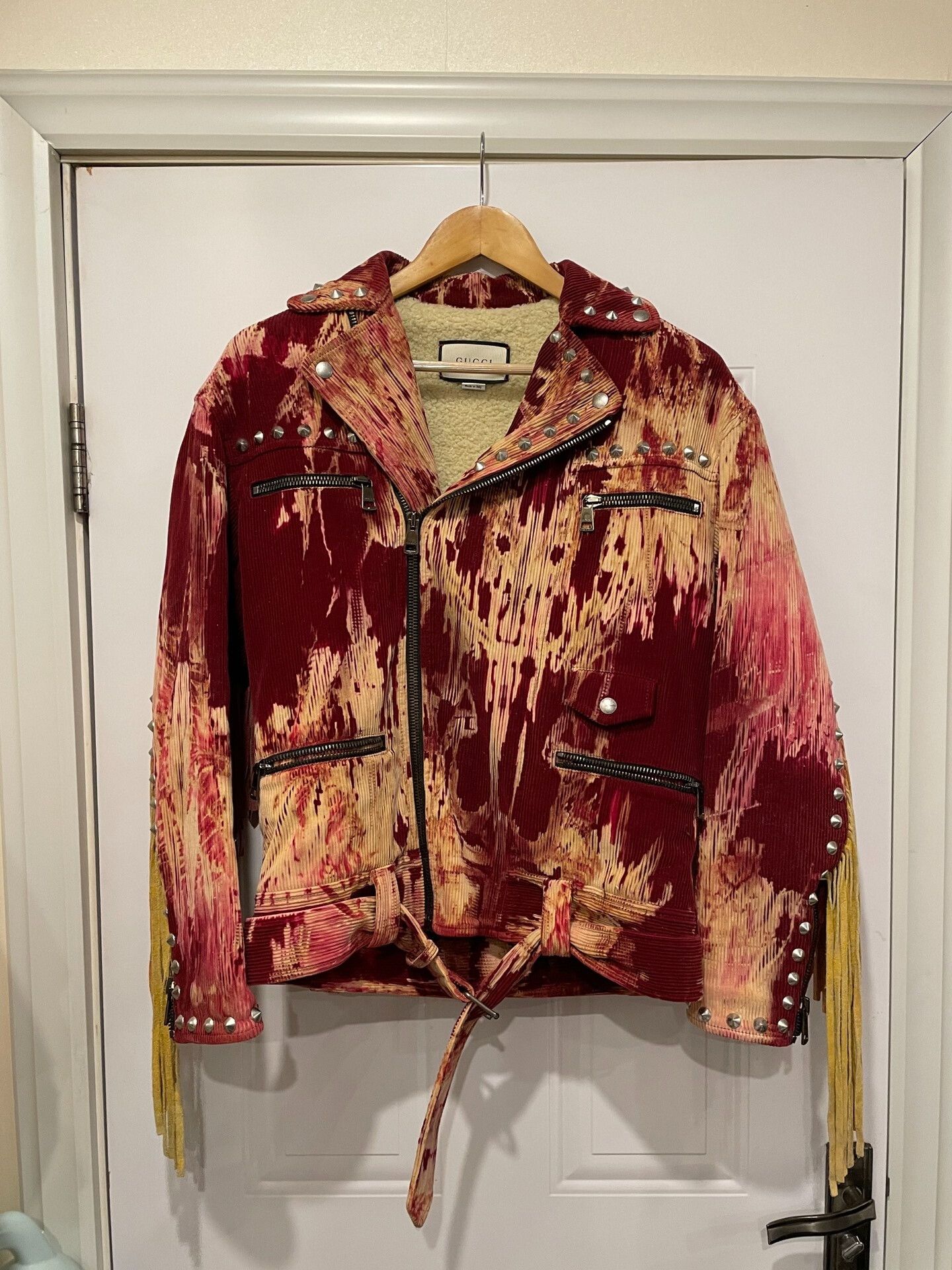 Gucci Gucci Blind for Love Studded Fringed Jacket Size US S / EU 44-46 / 1 - 1 Thumbnail