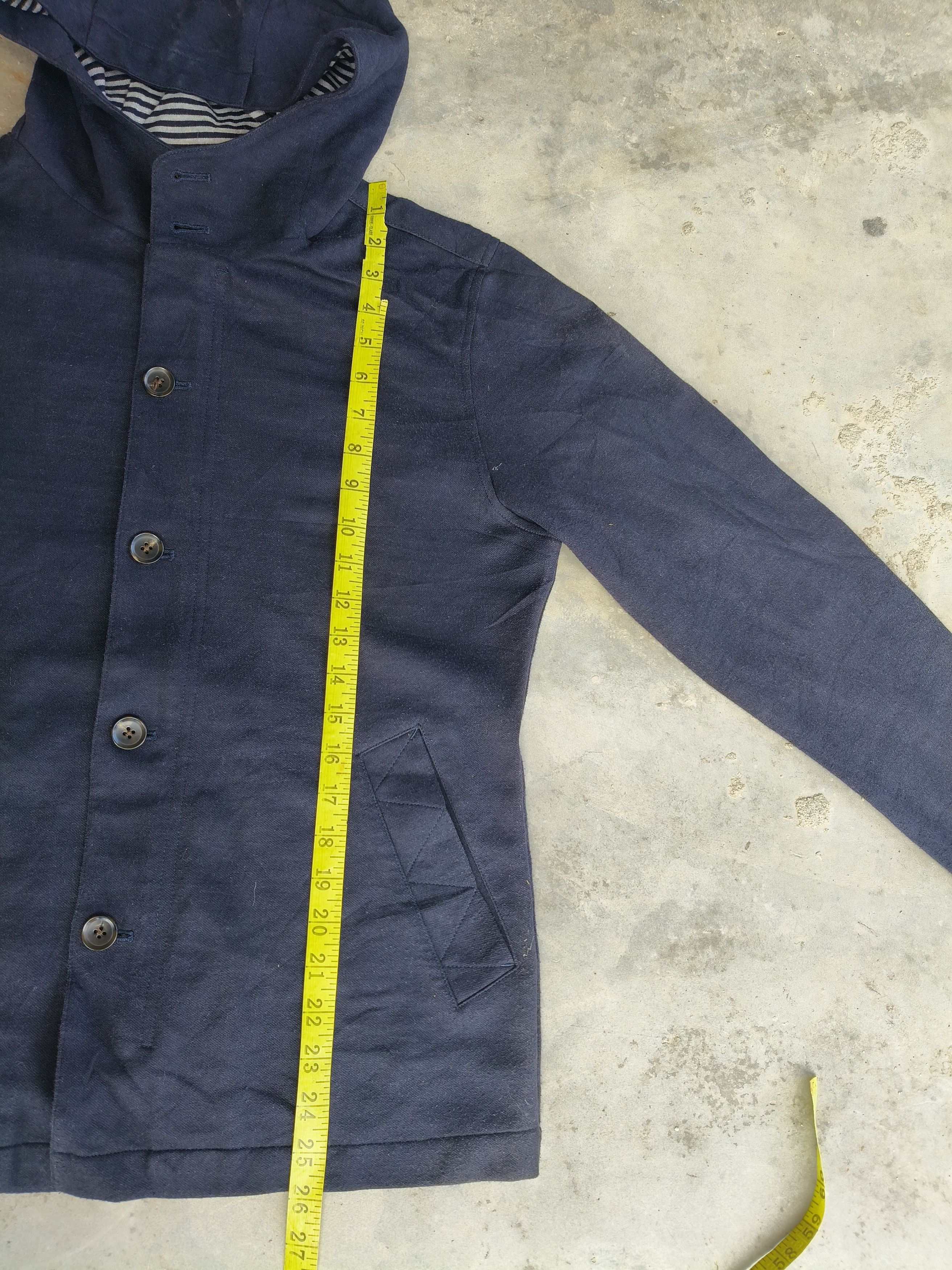Japanese Brand Back Number Button Hoodie jacket Size L / US 10 / IT 46 - 14 Thumbnail