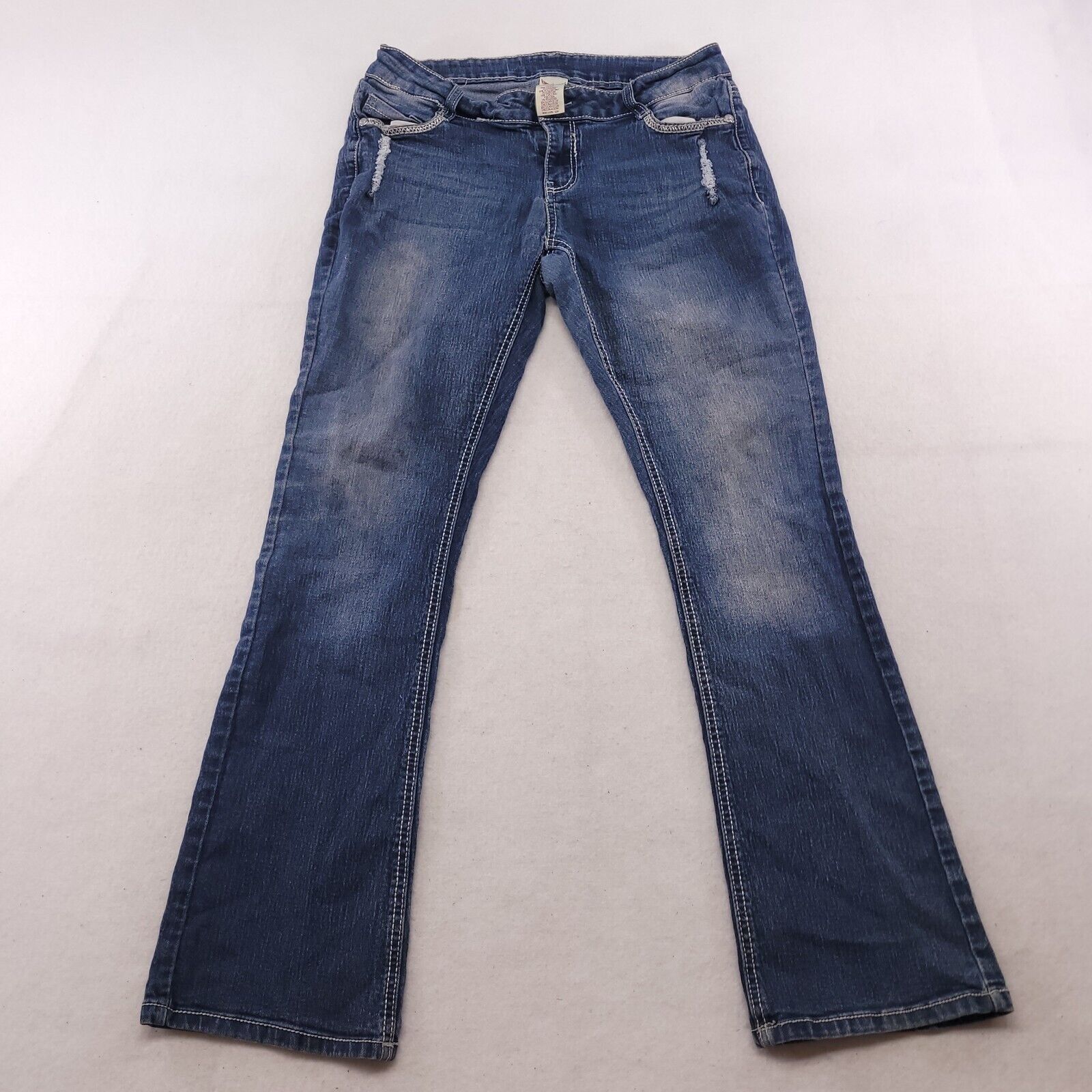 Faded Glory Faded Glory Button Zip Casual Denim Jeans Women Size 8P Blue Size 28" / US 6 / IT 42 - 2 Thumbnail